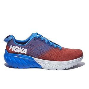 Hoka mach 3 Imperial Blue/Mandarin Red Men's US 8 medium